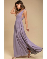 Heavenly Hues Dusty Purple Maxi Dress